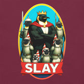 SLAY Kingdom Penguin Protest Tee – Anti-Tariff Political Humor T-Shirt
